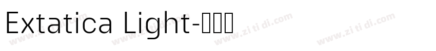 Extatica Light字体转换